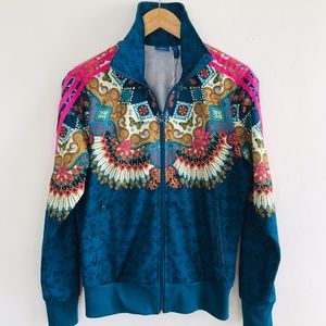 ADIDAS Women's Butterfly Mosaic Print Track Jacket (US Large)